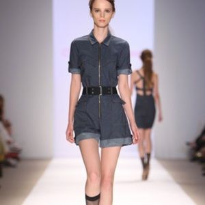 Charlotte Ronson Denim Romper